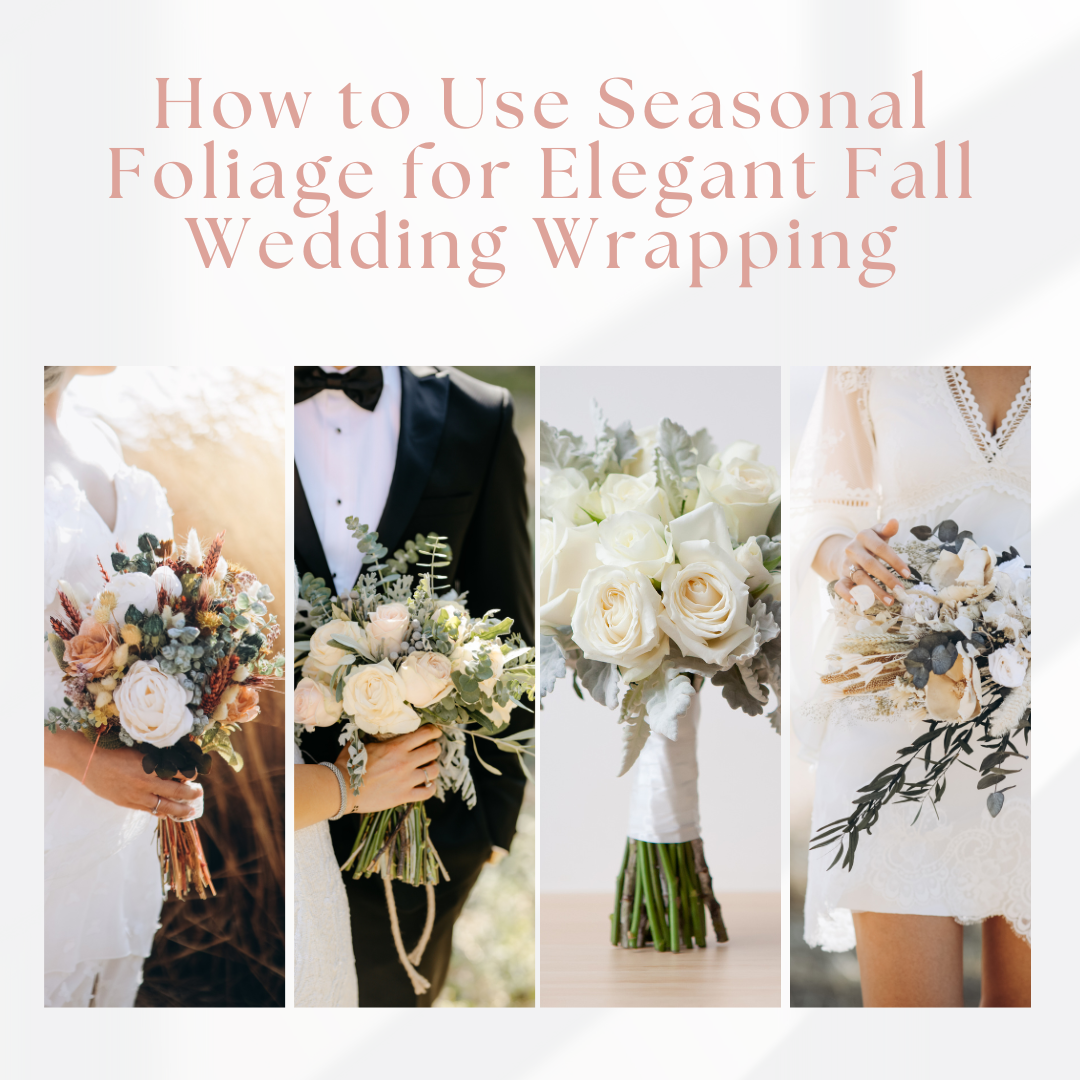 How to Use Seasonal Foliage for Elegant Fall Wedding Wrapping