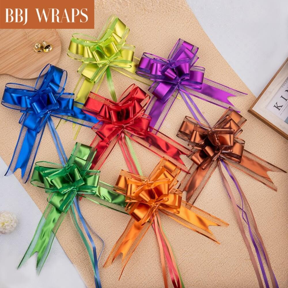 Gift Wrap Pull Flower Bow Gift Flower Packaging Bow - Temu