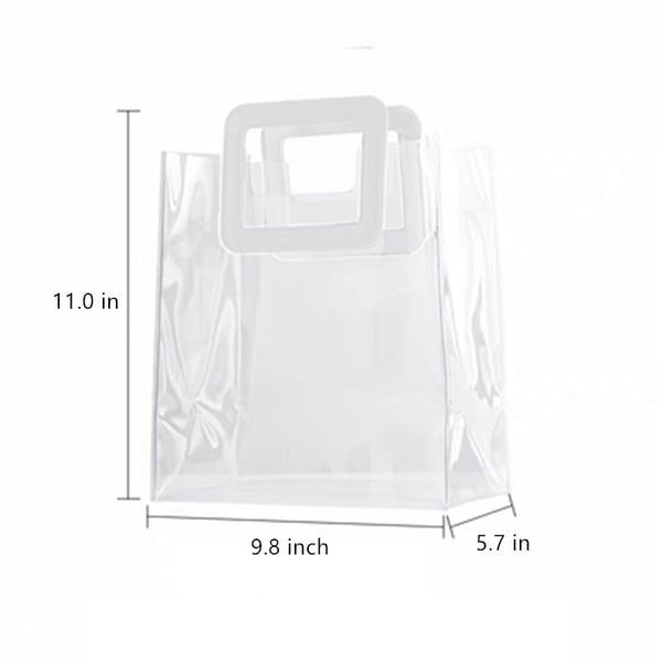 Clear Florist Bouquet Bags with Handle, 1 PCS