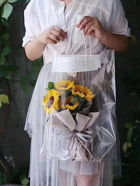    clear-bag-for-flowers