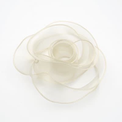Catch-End Organza Fishtail Gift Ribbon, 1.6 Inch x 10 Yards, 1 Roll