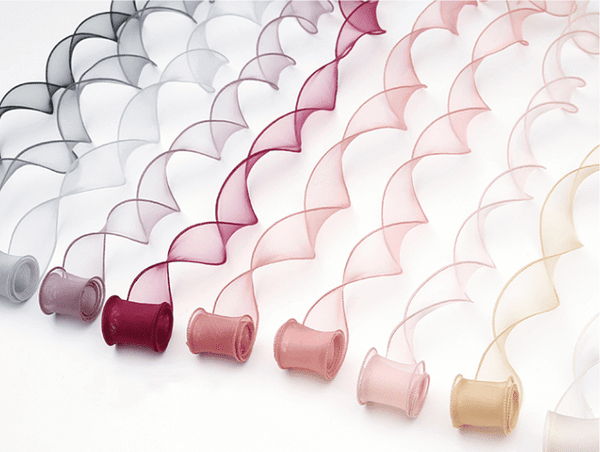 Catch-End Organza Fishtail Gift Ribbon, 1.6 Inch x 10 Yards, 1 Roll