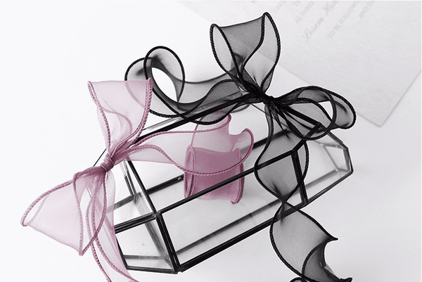 Catch-End Organza Fishtail Gift Ribbon, 1.6 Inch x 10 Yards, 1 Roll