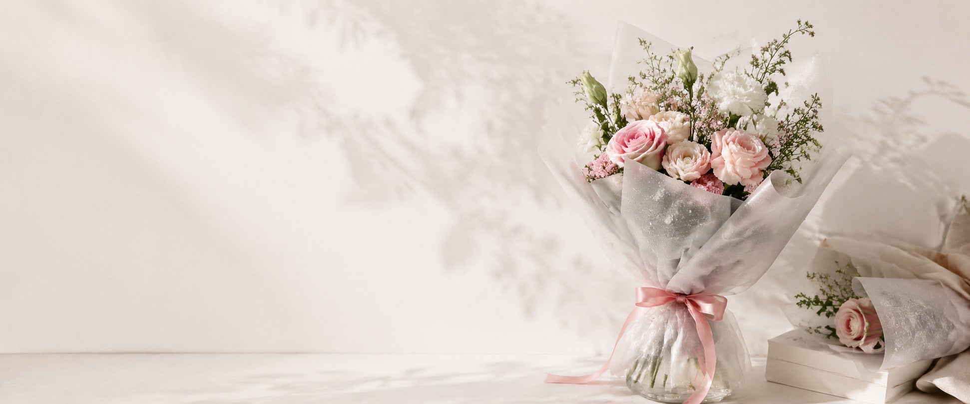 Waterproof wrapping paper bouquet