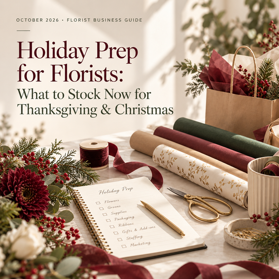 Holiday Prep for Florists: What to Stock Now for Thanksgiving & Christmas