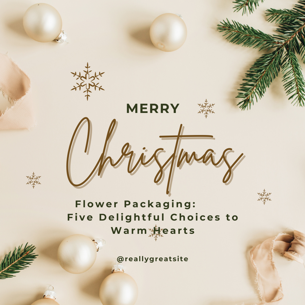 Christmas Flower Packaging: Five Delightful Choices to Warm Hearts
