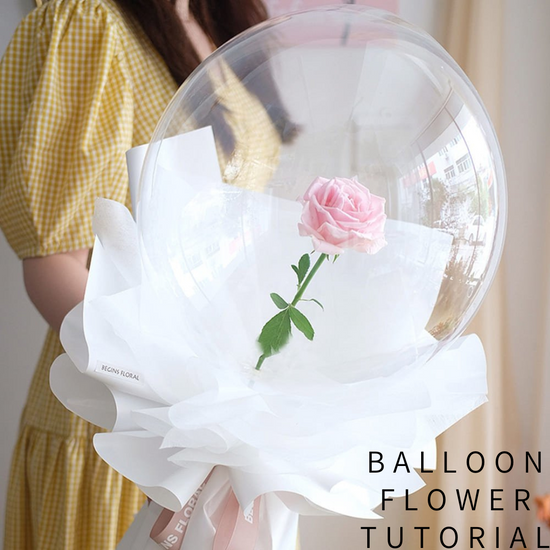 How to Make a Beautiful Flower Balloon Arrangement with Fresh Flowers