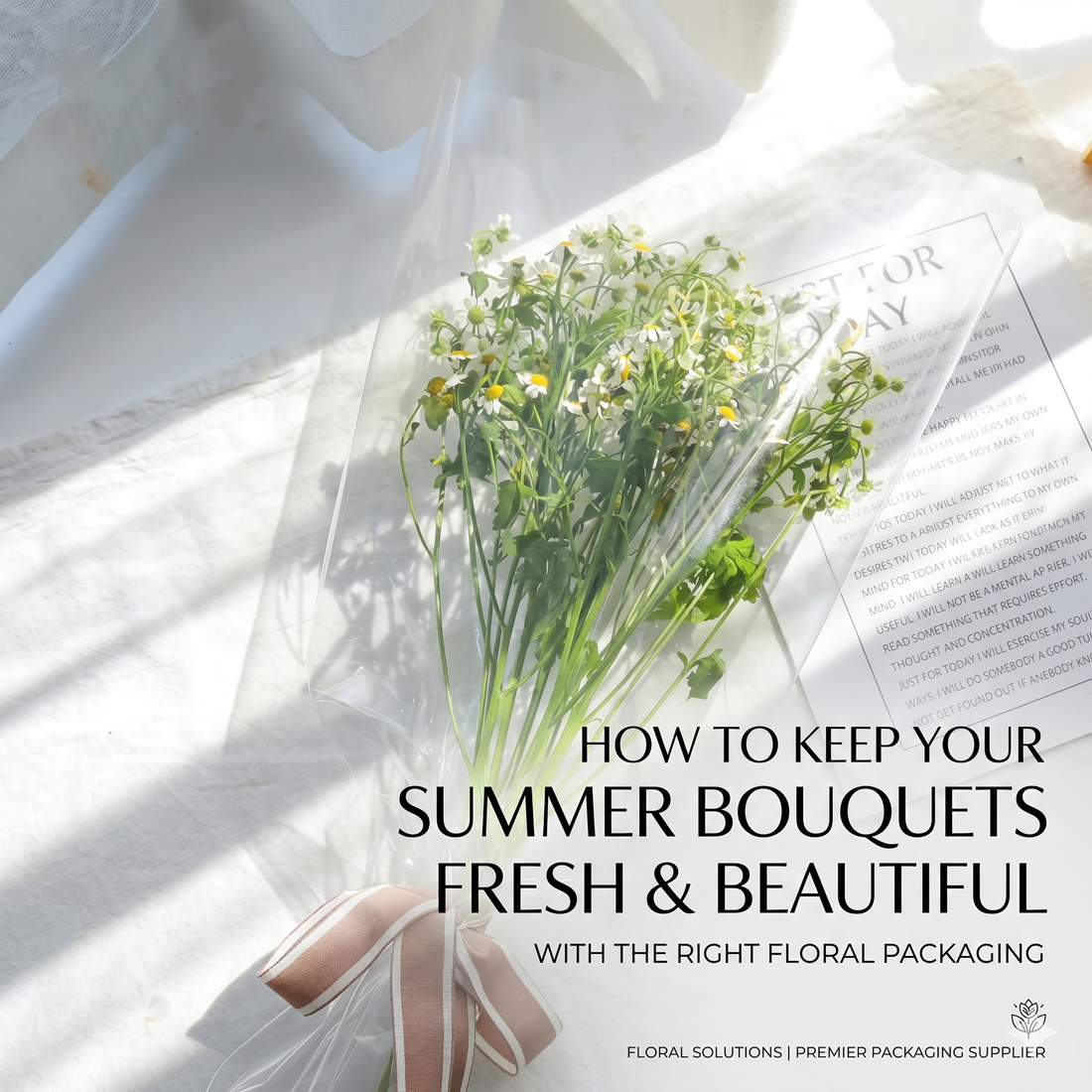How to Keep Your Summer Bouquets Fresh and Beautiful with the Right Floral Packaging