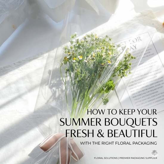 How to Keep Your Summer Bouquets Fresh and Beautiful with the Right Floral Packaging