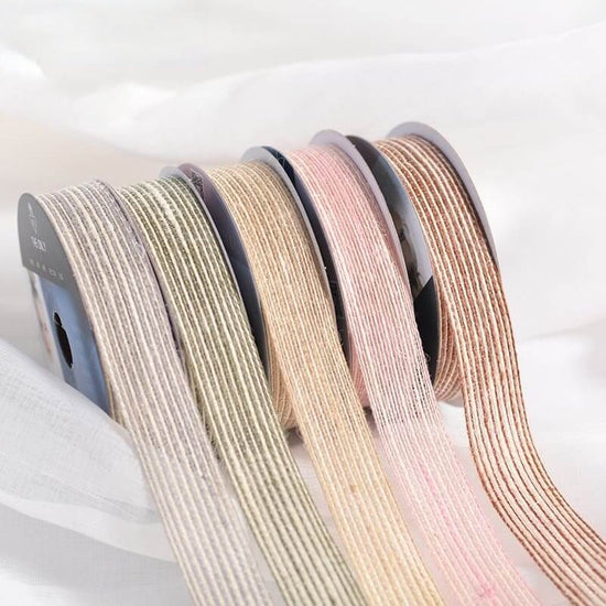 Cotton-and-linen-ribbon