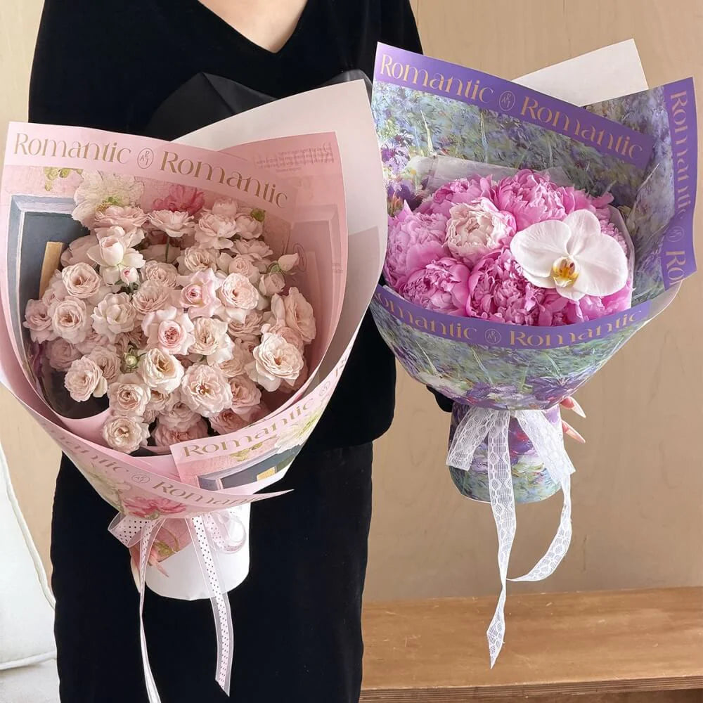 Romantic Pink & Purple Bouquet Collection