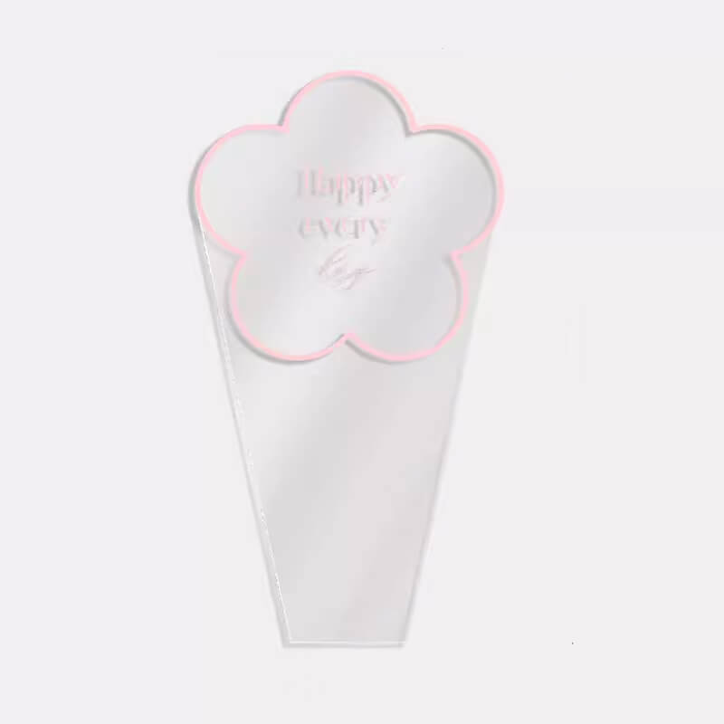 Flower Multi-pack Floral Bouquet Packaging Sleeve Bags, 3.5 x 9.4 x 17.3 Inches - 100 Counts