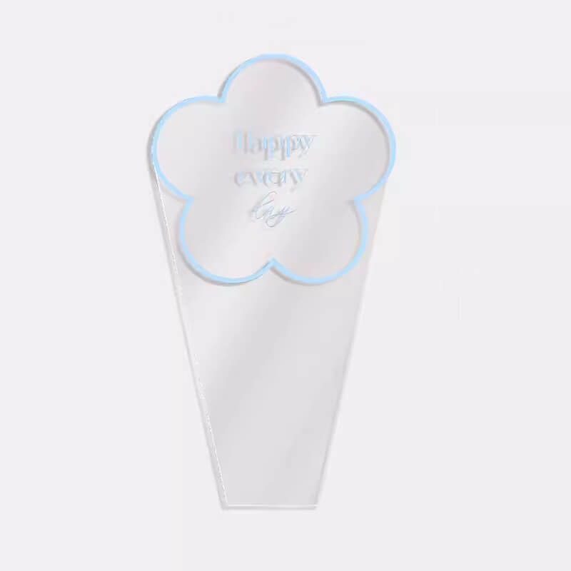Flower Multi-pack Floral Bouquet Packaging Sleeve Bags, 3.5 x 9.4 x 17.3 Inches - 100 Counts
