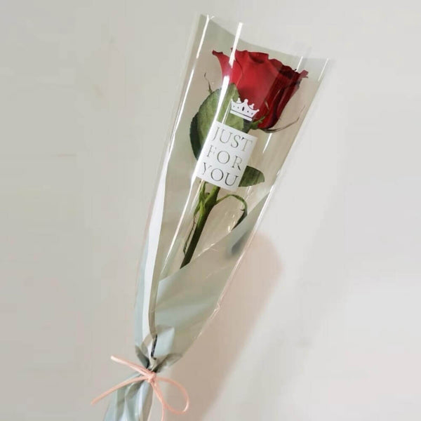 Single Rose Sleeve Single Flower Wrapping Bags Flower Sleeves Floral Sleeve  B