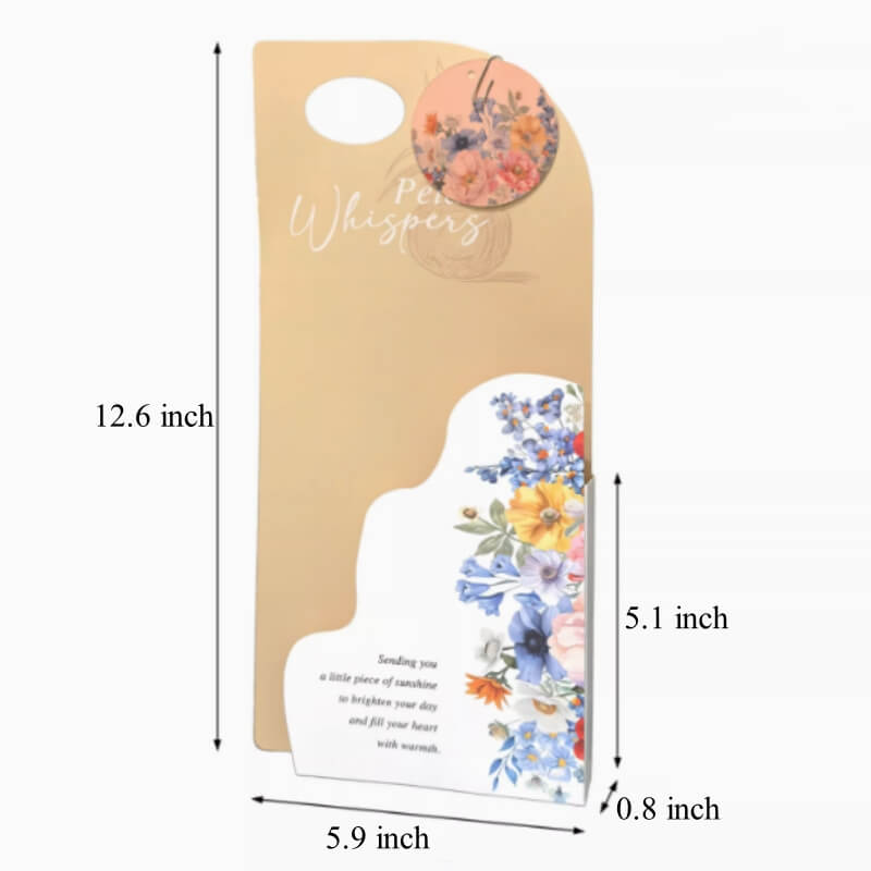 Multiple Stem Flower Carry Bag, 12.6×5.9×0.8 Inch - 5 Counts
