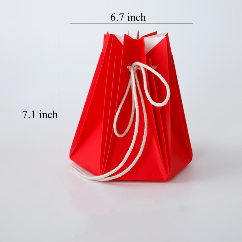 Waterproof Kraft Flower Bouquet Wrapping Bag, 6.7 x 7.1 Inch - 2 Counts