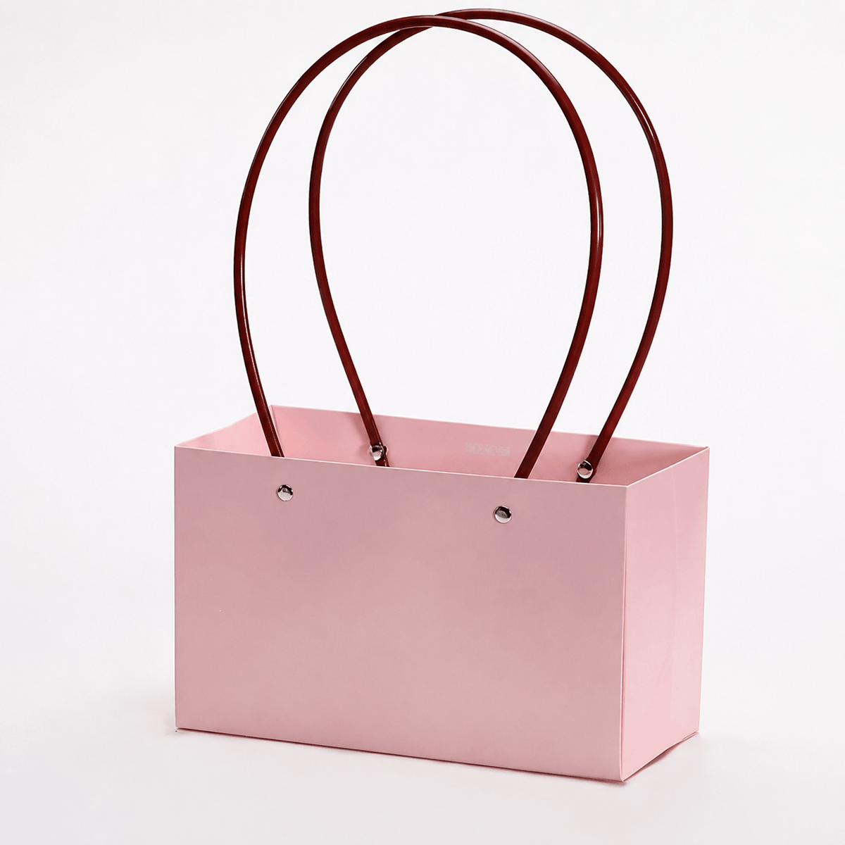 Flower Arrangement Craft Paper Flower Bouquet Bags with Handles, 8.7*5.3*4.1 inch, 5 PCS