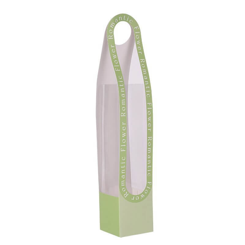 Flower Gift Packaging Box for Mother's Day, 3.2 × 3.2 × 17.7 Inches - 2 Counts