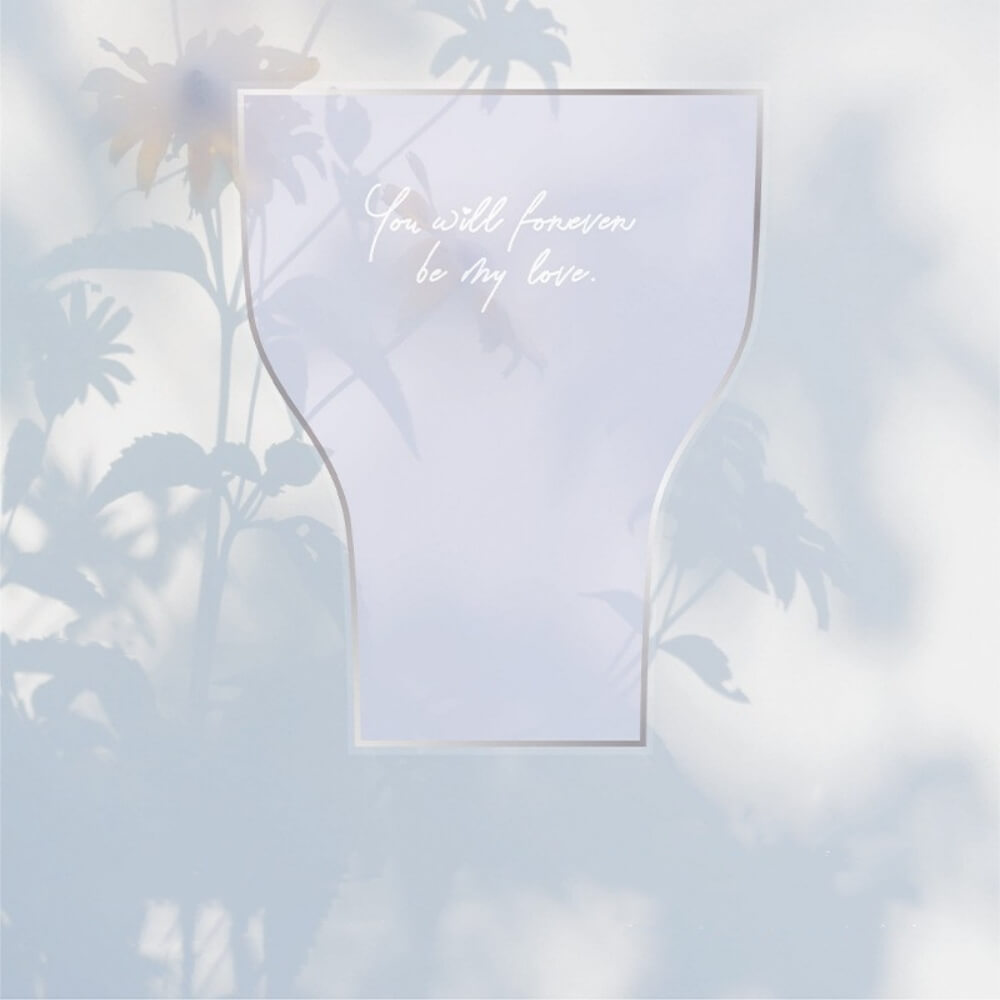 Transparent Plastic Flower Bouquet Bags with Silver Edges, 14.0 x 7.9 x 17.7 Inch - 30 Counts