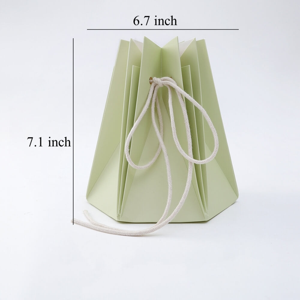 Waterproof Kraft Flower Bouquet Wrapping Bag, 6.7 x 7.1 Inch - 2 Counts