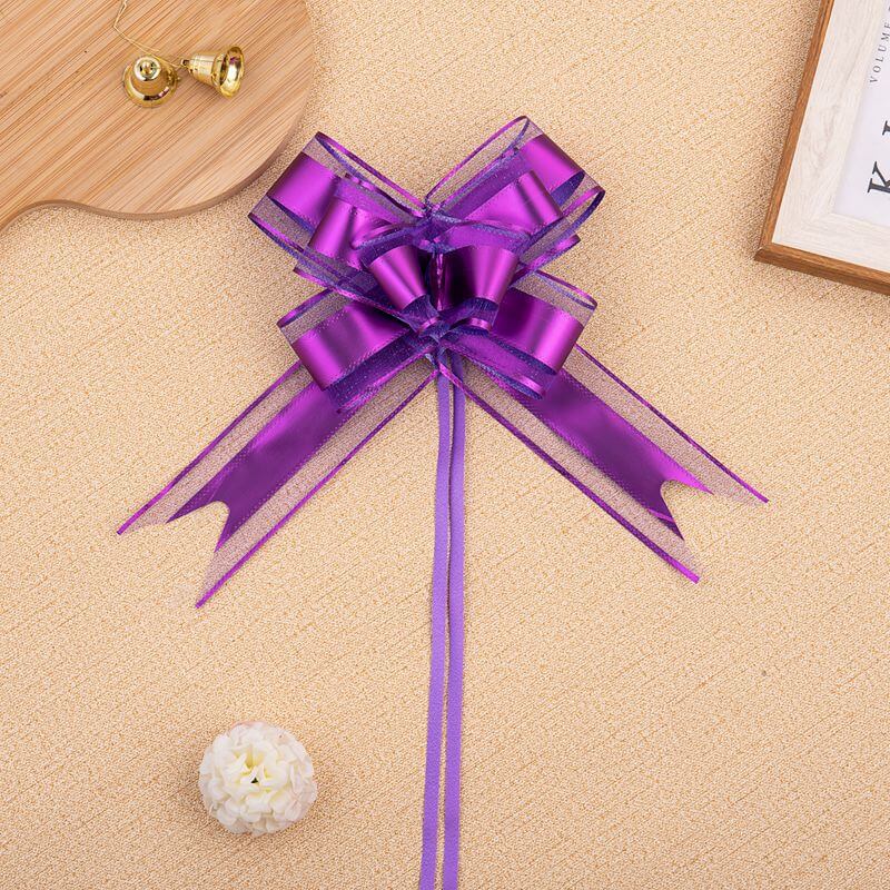 Christmas Pull Flower Bows Gift Wrapping Package for Wedding Cars and Floral Packaging, 20 Pcs