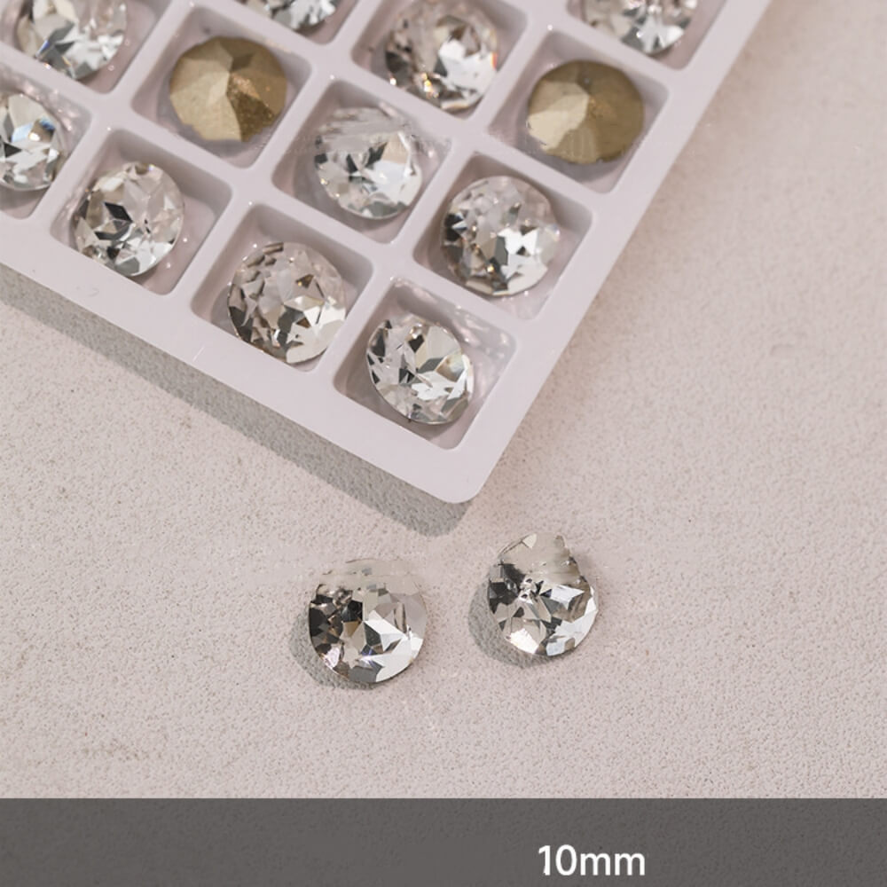 Glass Crystal Diamond Flower Arrangement Decorations, 50 Pcs