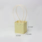 Waterproof Handheld Flower Wrapping Bags with Diamond Grid Pattern and Macaron Candy Colors, Set of 5
