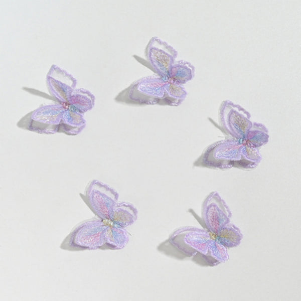 Reneabouquets Tiny Treasures Butterfly Set Spun Lavender Premium Paper  Glitter Glass Butterflies for Crafts, Scrapbooking, Weddings, Party 