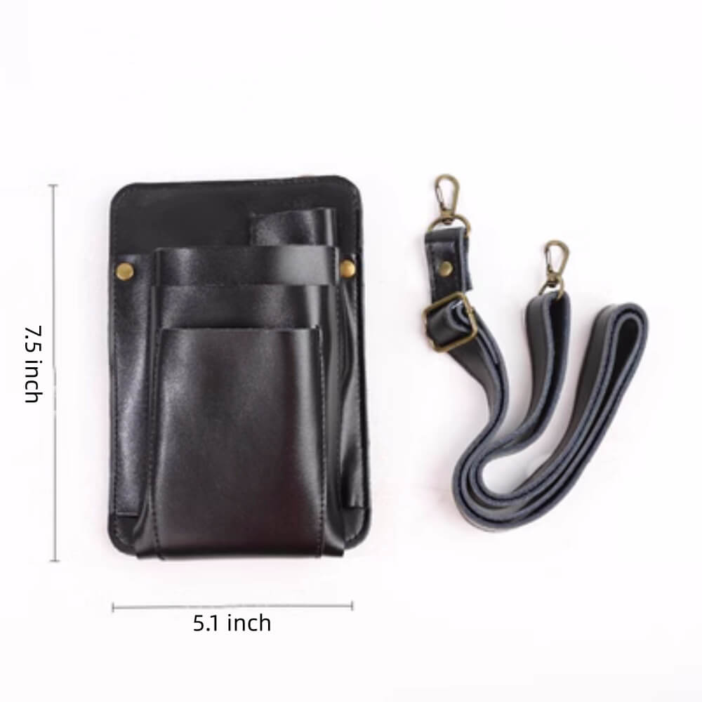 Florists Shears Tools Organizer Leather Waist Bag - 1 Count