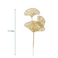 Artificial Christmas Gold Leaf Branches Picks for New Year&