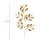 Artificial Christmas Gold Leaf Branches Picks for New Year&