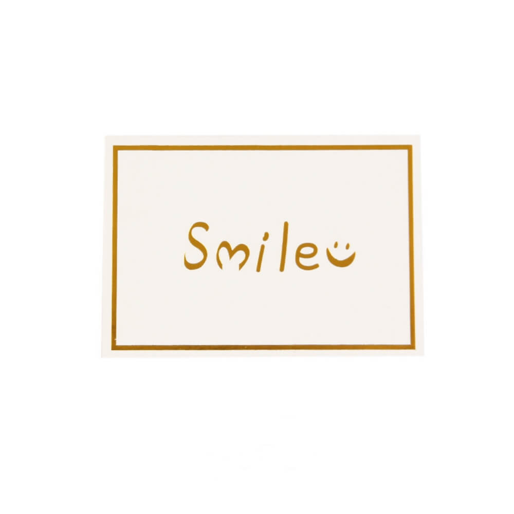 Foil-Stamped Greeting Cards for Floral Bouquets on Valentine's Day, 3.5 x 5.1 Inch - 20 Sheets