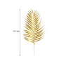Artificial Christmas Gold Leaf Branches Picks for New Year&