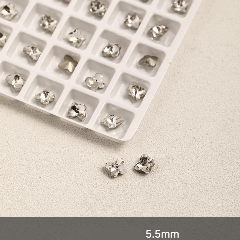 Glass Crystal Diamond Flower Arrangement Decorations, 50 Pcs