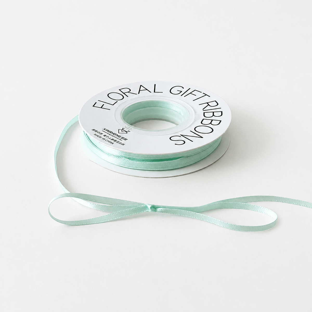 Thin Floral Bouquet Ribbon Flower Arrangements Supplies, 0.12" × 50 Yard