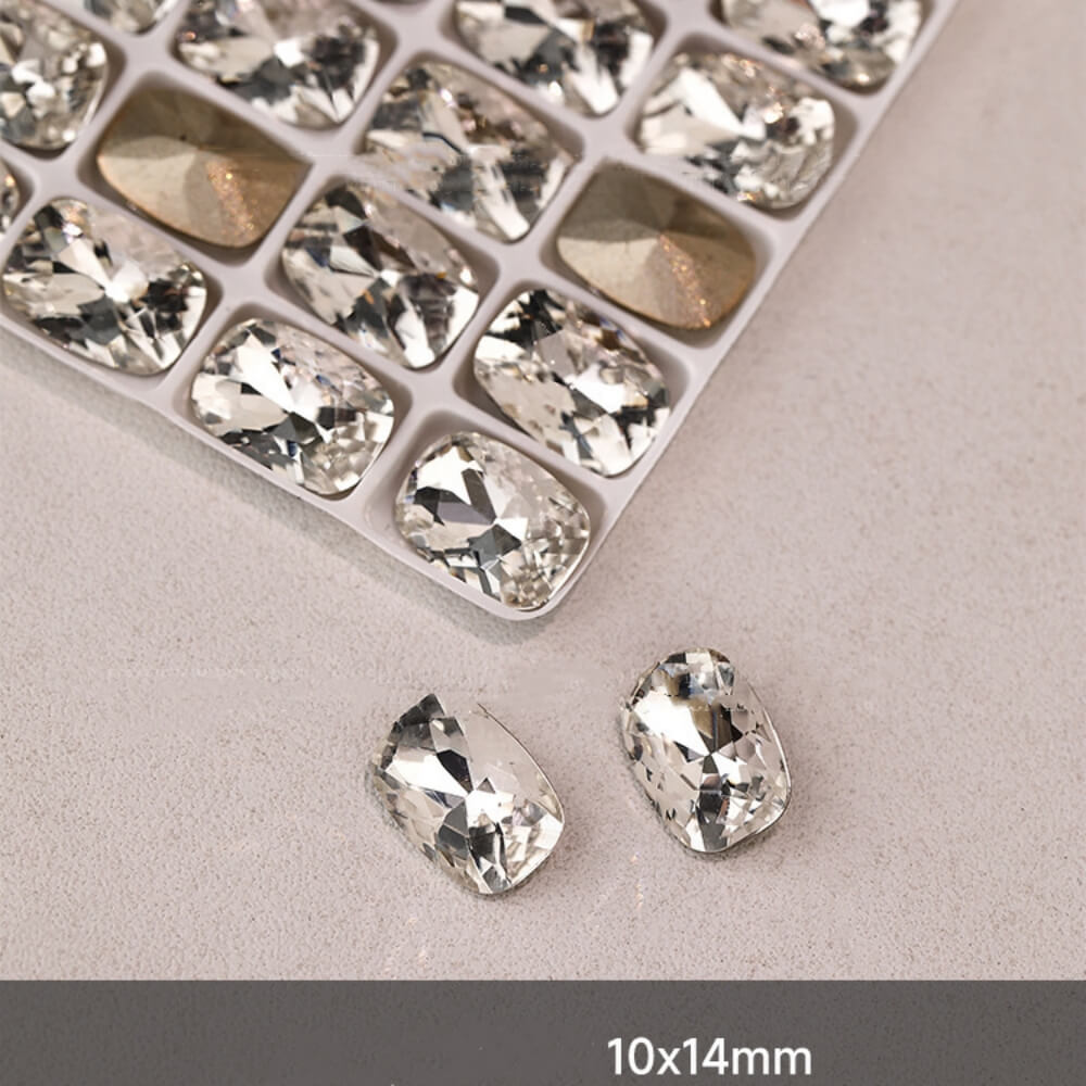 Glass Crystal Diamond Flower Arrangement Decorations, 50 Pcs