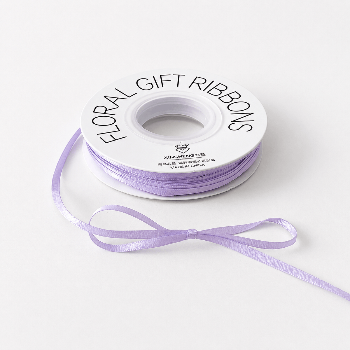 Thin Floral Bouquet Ribbon Flower Arrangements Supplies, 0.12" × 50 Yard