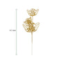 Artificial Christmas Gold Leaf Branches Picks for New Year&