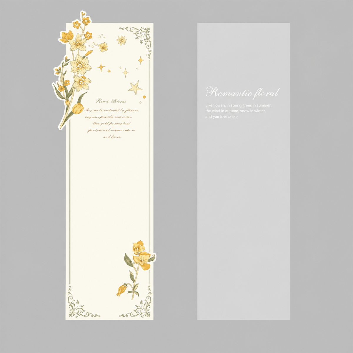 Forest Style Single Stem Flower Bags for Bouquets Clear Plastic Flower Bag, 5.9" x 17.5" - 10 Counts