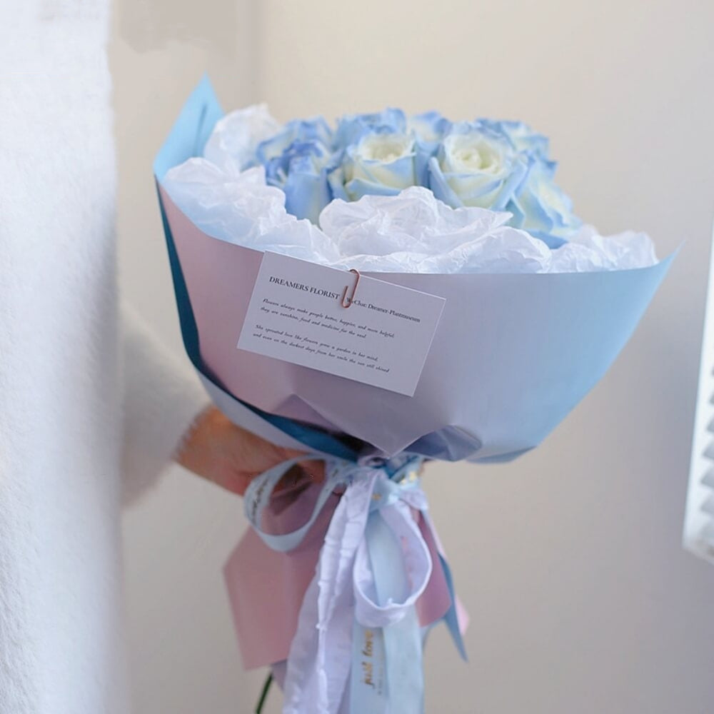 flower-bouquet-wrapping-paper