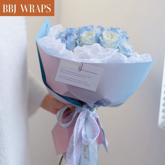 BBJ WRAPS Vintage English Newspaper Flower Wrapping Paper Korean Floral  Bouquet Paper Sheets Kraft Wraps for Fresh Flowers, 20x28 Inch - 10 Sheets  (B)