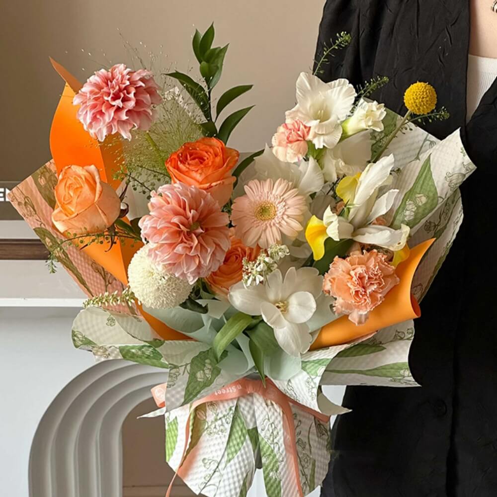 flower-paper-wrapping