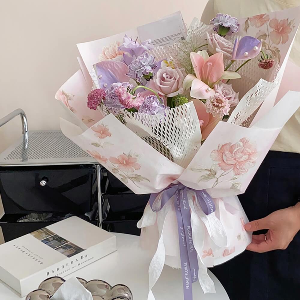 flower-paper-wrapping