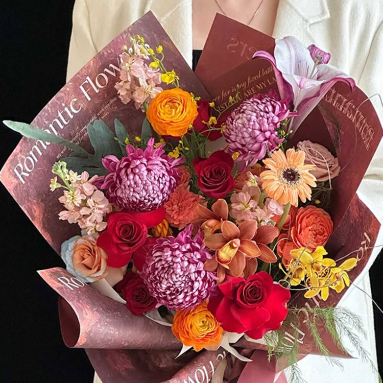 flower-paper-wrapping