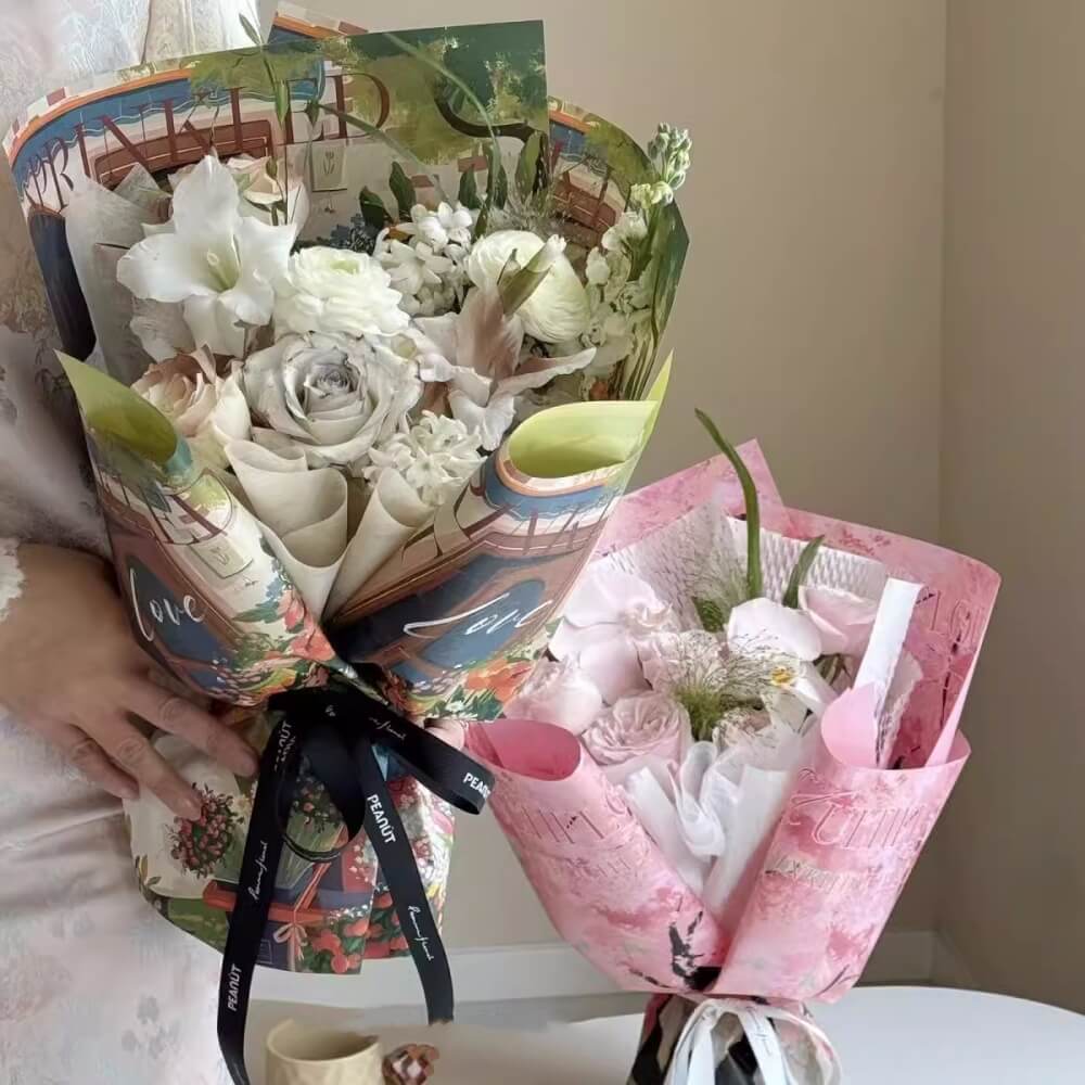flower-paper-wrapping