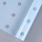 Big Polka Dots Waterproof Clear Floral Wraps Paper, 23.6*23.6 Inch, 20 sheets
