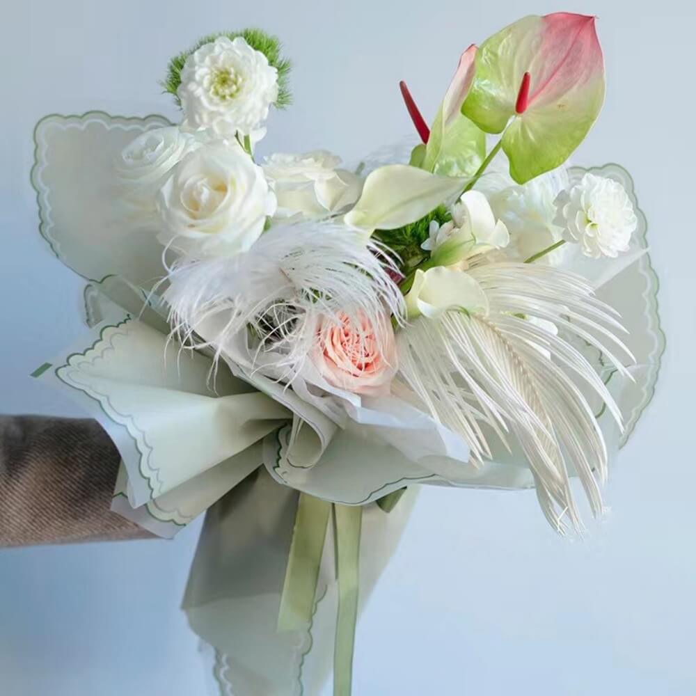 flower-wrapping-paper