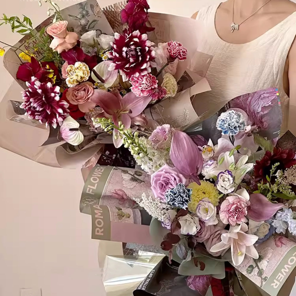flower-wrapping-paper