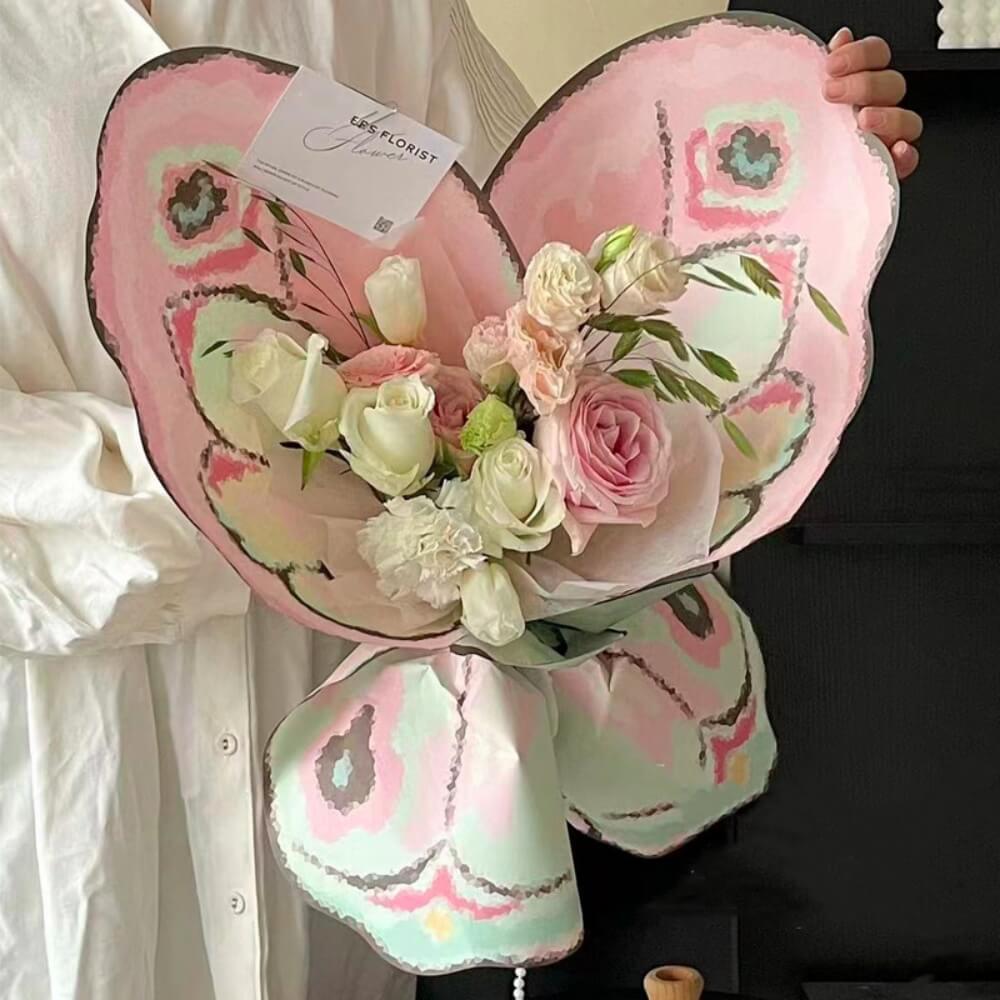 flower-wrapping-paper