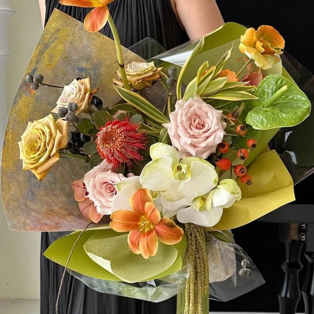 flower-wrapping-paper